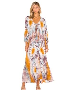 NWT Young Fabulous & Broke Dawn Tie Dye Maxi Dress